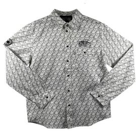 Clone Pattern Button Up Shirt