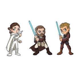 Road to Celebration Attack of the Clones Pin 3-Pack