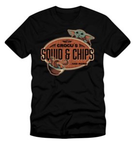 Grogus-Squid-&-Chips-T-Shirt