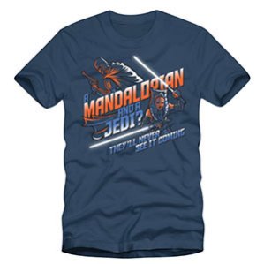 A Mandalorian and a Jedi T-Shirt