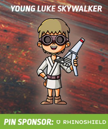 Sponsored Pins - Young Luke Skywalker