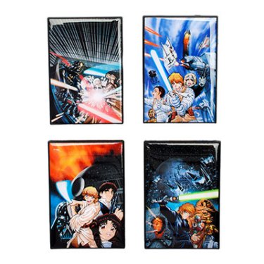 Star Wars Anime 4 Pin Set