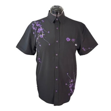 SWCJ Cherry Blossom Logo Button Up