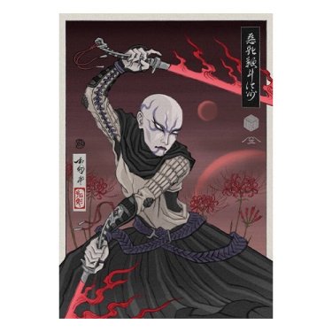 Asajj Ventress Badge Art Poster