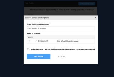 Star Wars Celebration Ticket Transfers 2