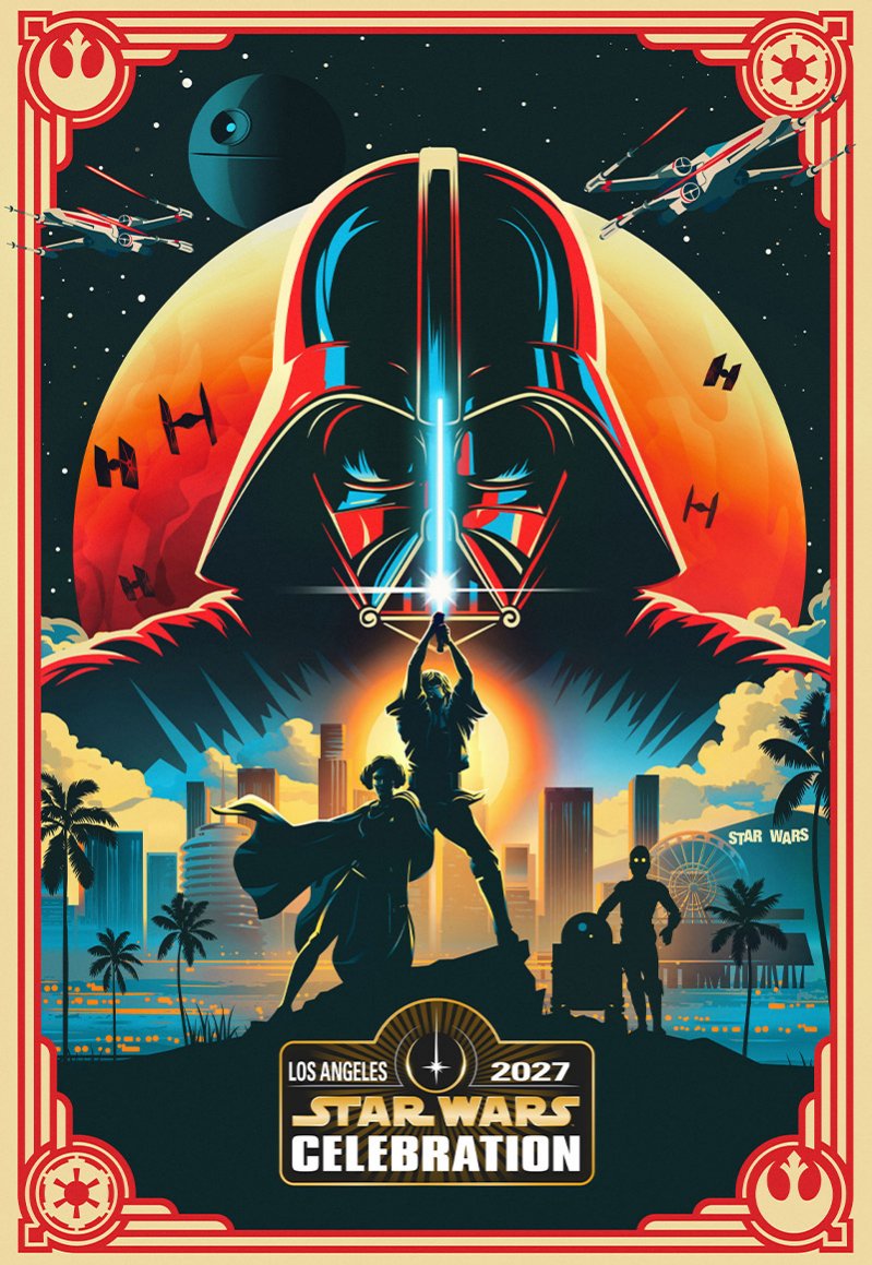 Star Wars Celebration 2027 Key Art
